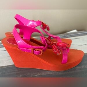 Juicy Couture Lilly‎ Tassel Wedges - Size 7